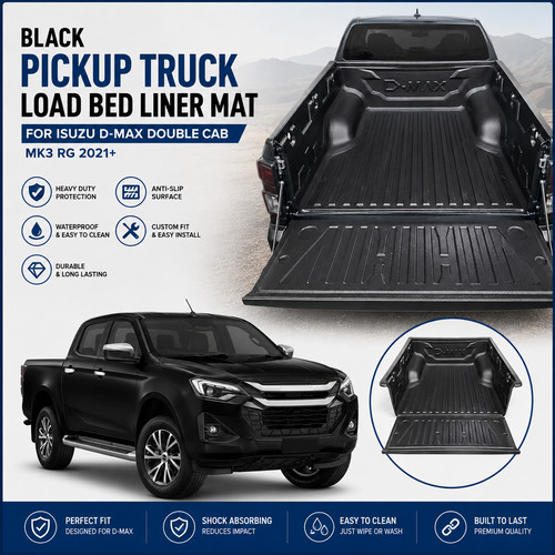 Black pickup truck - pickup,