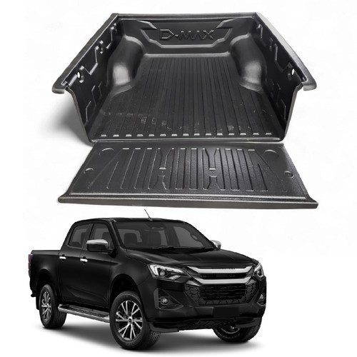 Black pickup truck load bed - pickup,